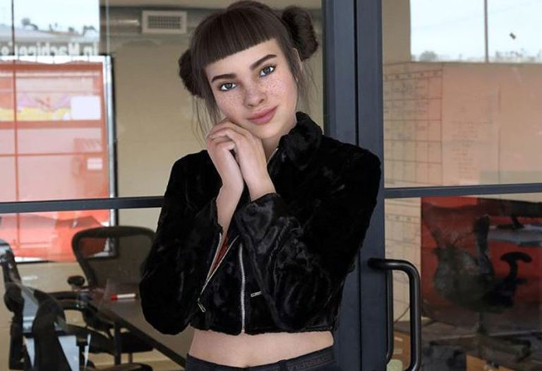 Una influencer virtual esta lista para revolucionar las redes sociales
