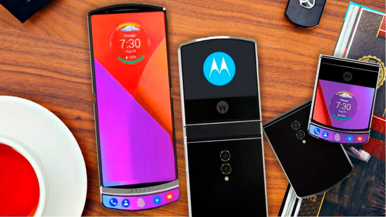 De esta forma podría lucir la nueva versión del Motorola Razr plegable