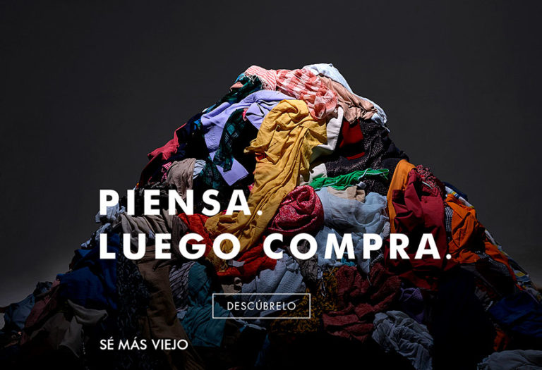 «Piensa, luego compra» La campaña de Adolfo Domínguez contra el uso excesivo