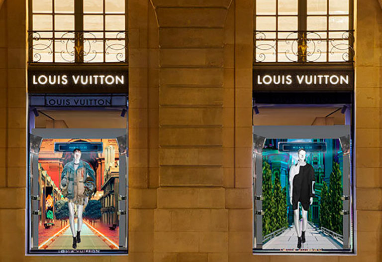 Un vistazo hacia el futuro: las vitrinas soñadas de Louis Vuitton
