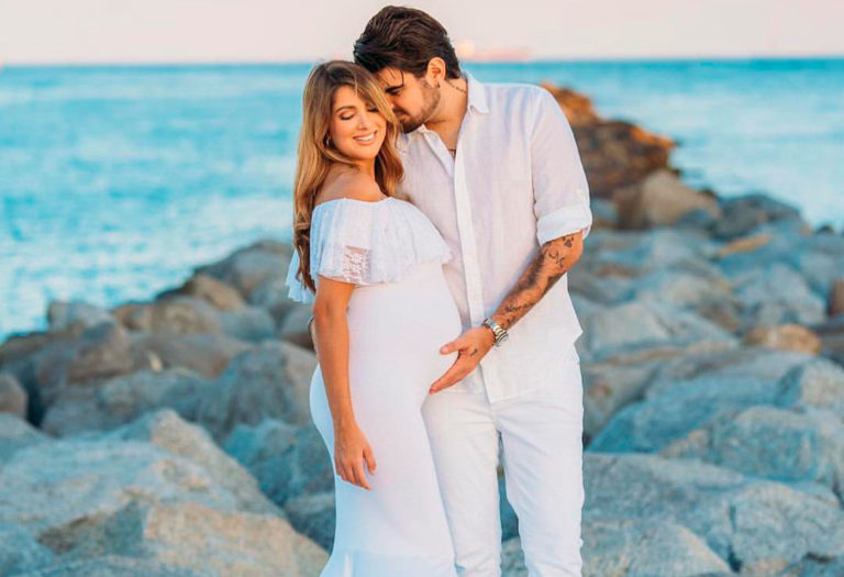 Jonathan Moly y su esposa le dieron la bienvenida al mundo a su hijo Luka