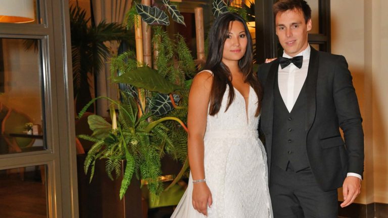 Rosa Clará viste de princesa a Marie Chevallier con el segundo vestido de su boda