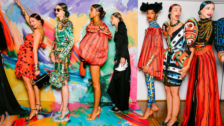 ¡Al mejor estilo de Picasso! Así fue la artística propuesta de Moschino