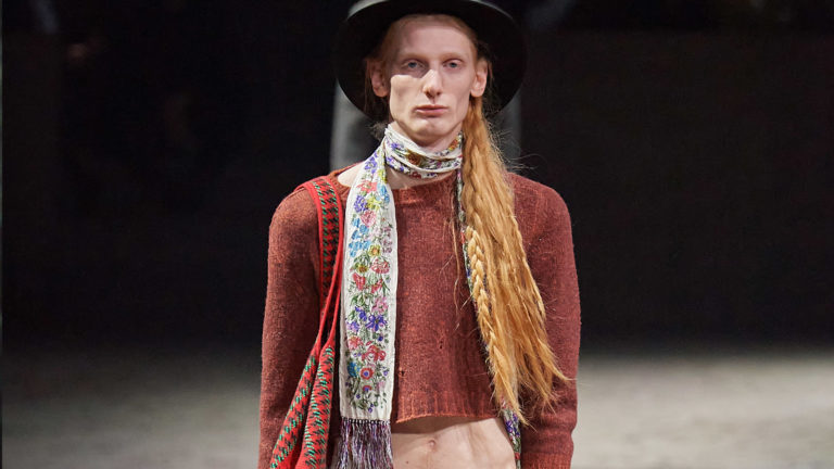Gucci en la Men’s Fashion Week busca demostrar “lo difícil que es ser hombre”