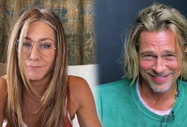¡Se hizo realidad! El mítico encuentro entre Jennifer Aniston y Brad Pitt cargado de risas y picardía