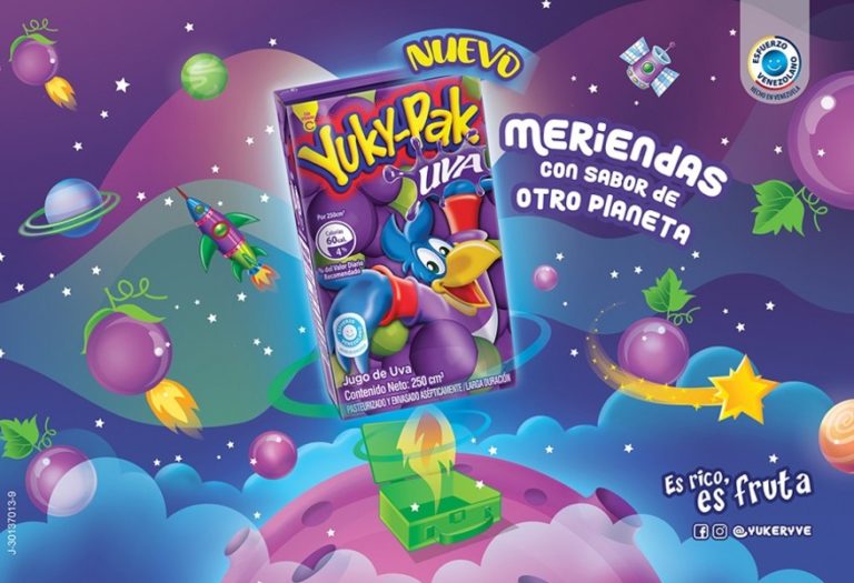 ¡Sabores de otro planeta! La marca le da la bienvenida a su nuevo integrante: Yuky-Pak de Uva