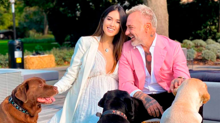 Un recorrido en video lleno de amor: Gianluca Vacchi y Sharon Fonseca dan la bienvenida a «su regalo más grande»
