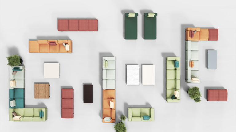 Molo, el nuevo sofá modular de Rodolfo Dordoni es lo último en lujo