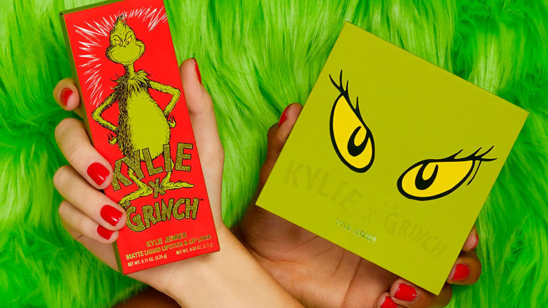 Kylie Jenner ha encarnado al mismísimo ¡Grinch! para una línea de belleza que llegará justo estas Navidades