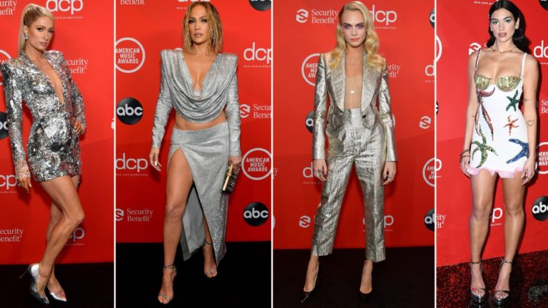El brillo y los outfits modernos enmarcaron la red carpet de los AMA’s 2020