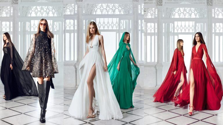 ¡Inspirada en los 70! Elie Saab en 5 colores de su nueva colección PreFall 2021