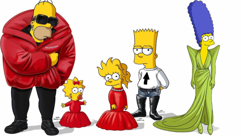 Los Simpsons desfilan para Balenciaga en la Semana de la Moda de París