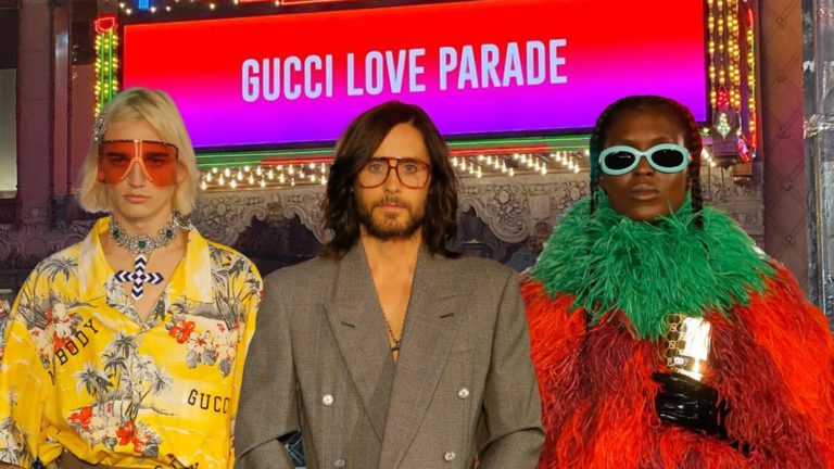 El desfile Love Parade de Gucci le rinde homenaje a Hollywood ¡Y se llena de estrellas!