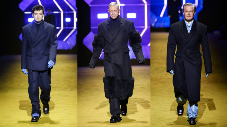 Hollywood seduce a Prada en su desfile de la colección masculina Otoño/Invierno2022