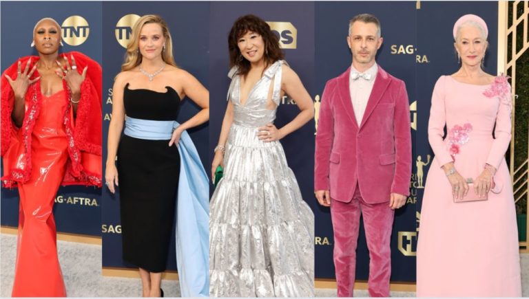 Te mostramos las tendencias que dejó la «silver carpet» de los SAG Awards