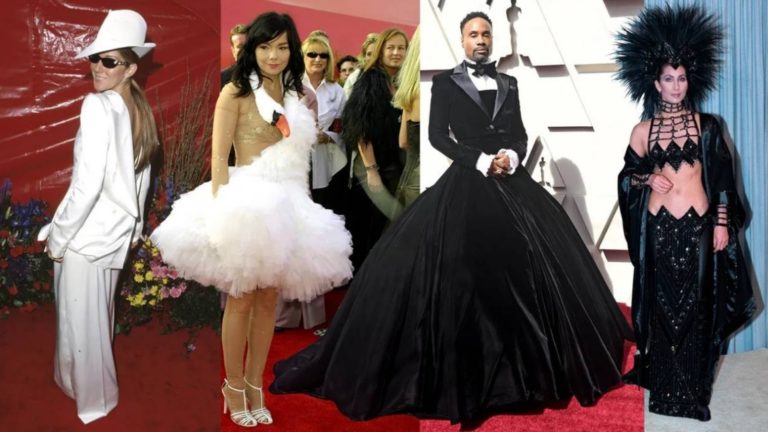 ¡Mira los vestidos más inolvidables y controversiales de los Oscars!