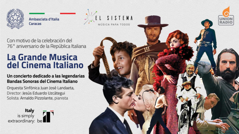 La Festa della Repubblica! Venezuela celebra las mejores bandas sonoras del cine italiano con un concierto SUBLIME