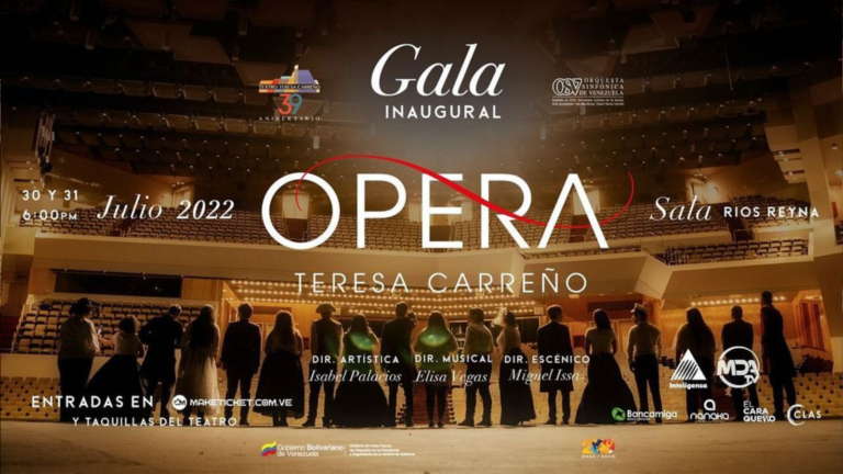 ¡Histórico! El Teatro Teresa Carreño abre una nueva compañía de opera y la inauguran con Mozart, Rossini, Donizetti y Verdi