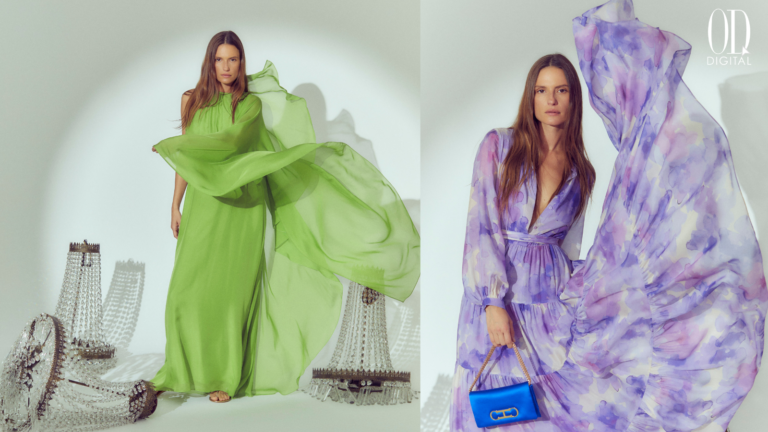 Carolina Herrera cautiva las miradas con su colección Evening Fall 2023