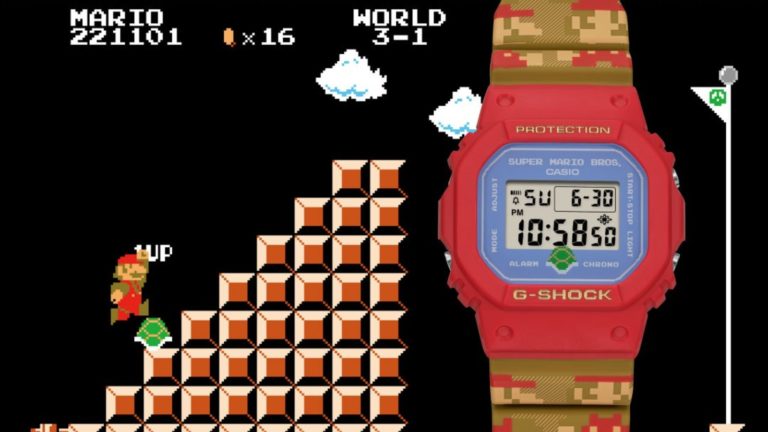 G-Shock se une a la fiebre de Super Mario Bros con su nuevo reloj