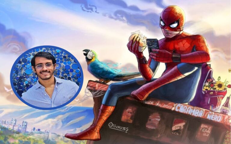 Oscar Olivares participa en la más reciente película del hombre araña, «Spiderman: A través del Spider-Verso»