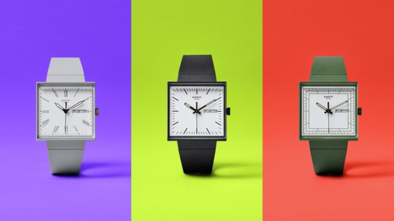 What if? el reloj cuadrado que desafía a Swatch