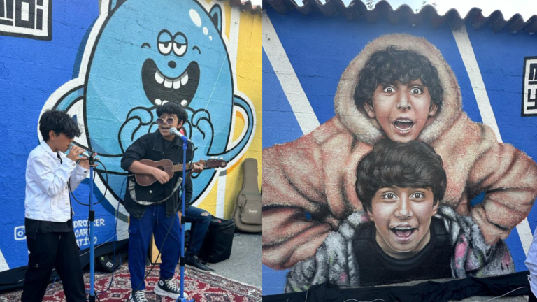 El mural de Mati y Moi llena de arte, color y alegría a Chacao