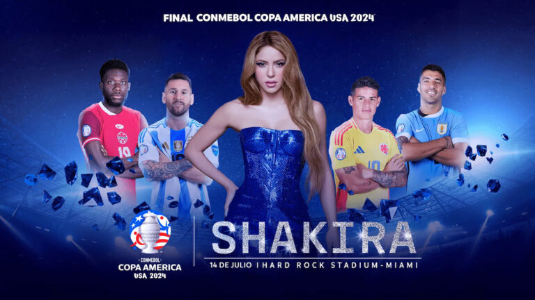 Shakira se presentará en la final de la Copa América USA 2024