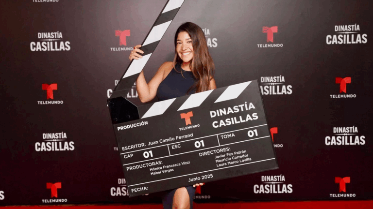 ¡Talento nacional! María Antonieta Hidalgo actúa en la serie «Dinastía Casillas»