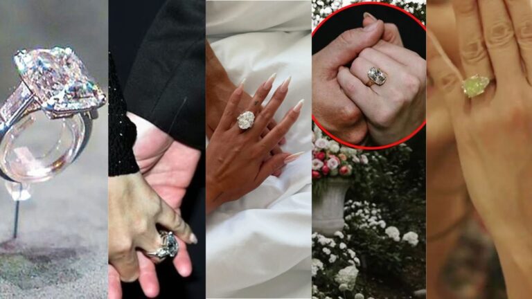 Los 5 anillos de compromiso más impactantes