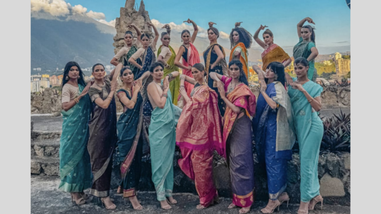 Miss Grand Venezuela rinde homenaje a la India