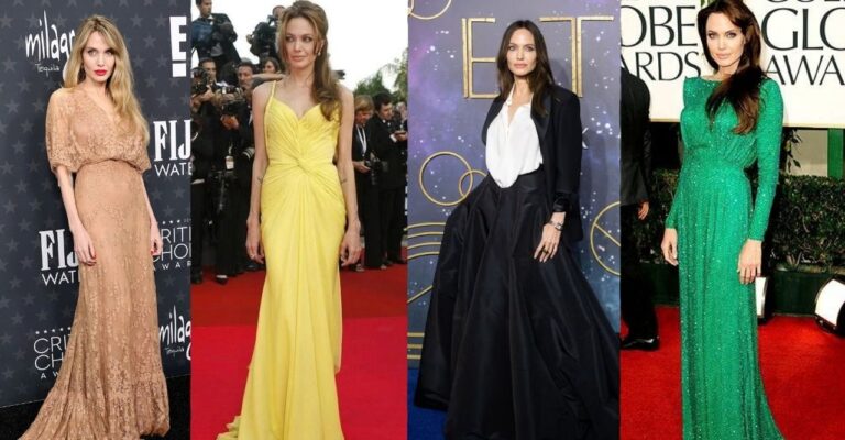 De rebelde gótica a icono de alta costura: El manual de estilo de Angelina Jolie en sus 51 años