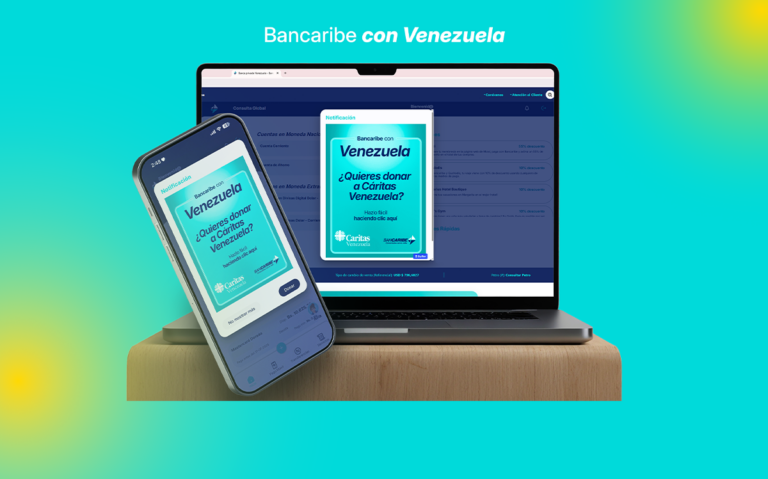 Bancaribe facilita donaciones a Cáritas Venezuela