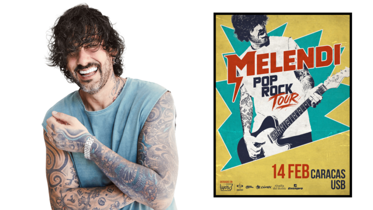 Melendi regresa a Venezuela con su «Pop Rock Tour» para celebrar a los enamorados