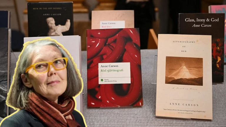 Anne Carson: 5 obras imprescindibles de la ganadora del Nobel de Literatura